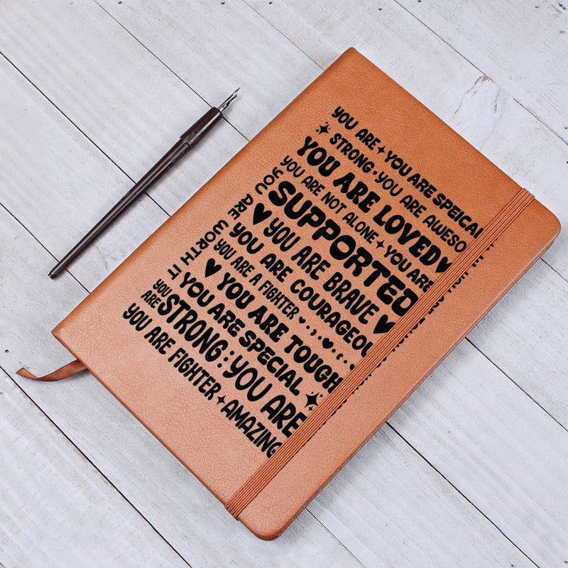 You Are a Fighter – Leather Journal
